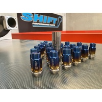 SPP Titanium Wheel Nuts - M12x1.5 Mitsubishi Mazda Toyota Honda Kia