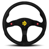 MOMO MOD.80 Black Suede Steering Wheel 350
