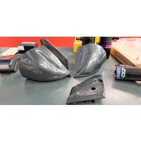SPP Carbon-P WRC Ralliart Style Mirrors - Mitsubishi EVO 7 8 9 Lancer 2001 to 2007