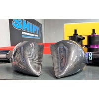 SPP WRC Style Mirrors - Carbon Print - Suits Subaru Impreza WRX GC8 1997 to 2000
