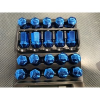 tpi Striker Blue 19mm Wheel Nuts - M12x1.25 Nissan Subaru Suzuki