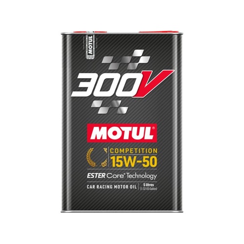 MOTUL 300V Competition Engine Oil - 15W-50 5 Litre Bottle
