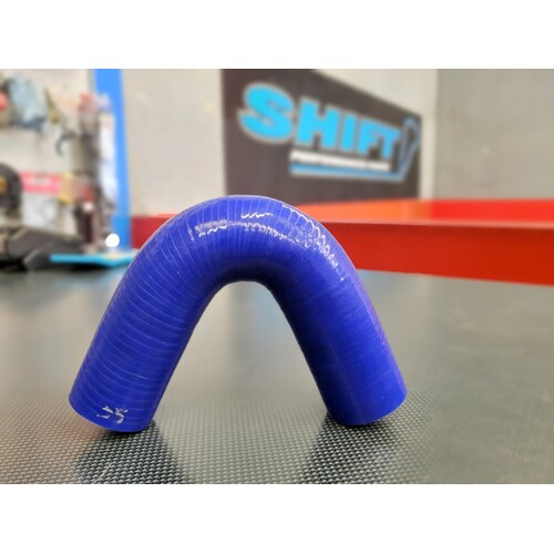 SPP Blue 135 Degree 35mm Silicone Hose 