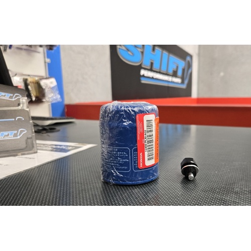 Honda Oil Filter & Magnetic Sump Plug - Suits B16, B18, B20, K20, K24, FL5, FK8 Integra Civic Accord