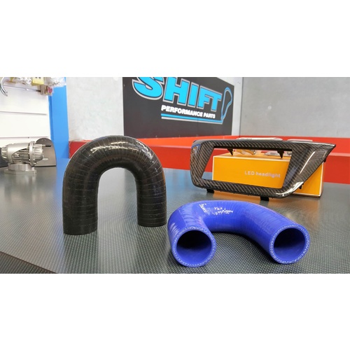 180 Degree Silicone Hose BLUE 35mm (1.5 Inch) Intercooler Turbo Blow Off Valve