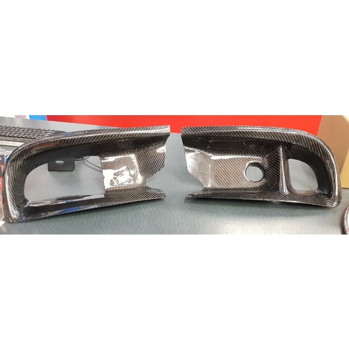 Carspeed Carbon Front Bumper Ducts - Suits Mitsubishi EVO 9 IX
