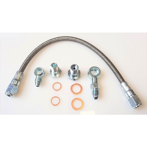 ZAGE Turbo Oil Line Feed Kit Suits -  Suits Mitsubishi EVO 7 8 9 IX GT Pumps 712