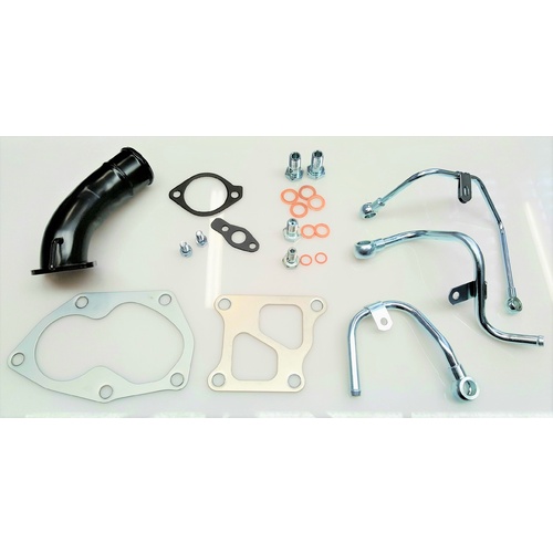 ZAGE Turbo Water Line Kit with Gaskets and Hot Side Pipe - Suits Mitsubishi EVO 9 IX