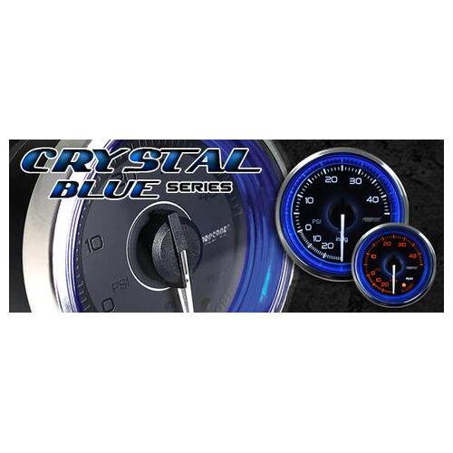 Prosport Crystal Blue Series 52mm Oil Pressure PSI