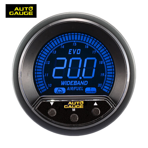 Prosport 52mm Blue Digital Wideband AFR Air Fuel Ratio Kit