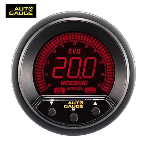 Prosport 52mm Red Digital Wideband AFR Air Fuel Ratio Kit