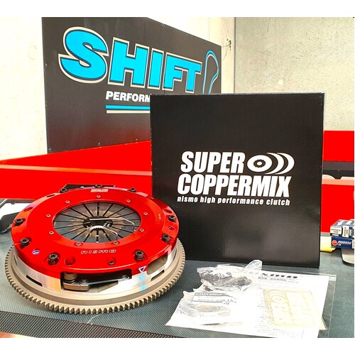 Nismo Super Coppermix Twin Clutch Kit - Nissan R32/R33 GTS-T, R32 GTR Push Type