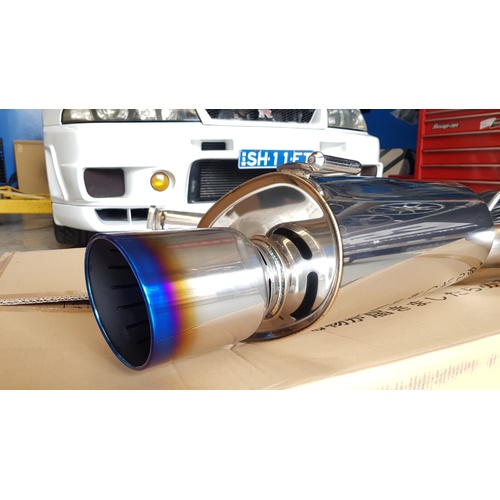HKS Super Turbo Muffler Exhaust - Suits Nissan Skyline R33 GTR