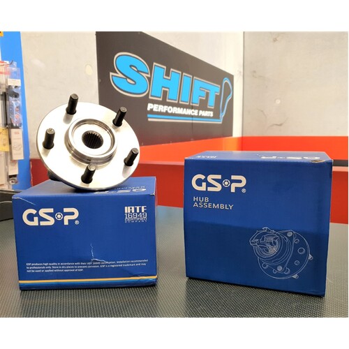 GSP Front Wheel Bearing Hubs Assembly Kit  - Suits Mitsubishi EVO 5 V, 6 VI