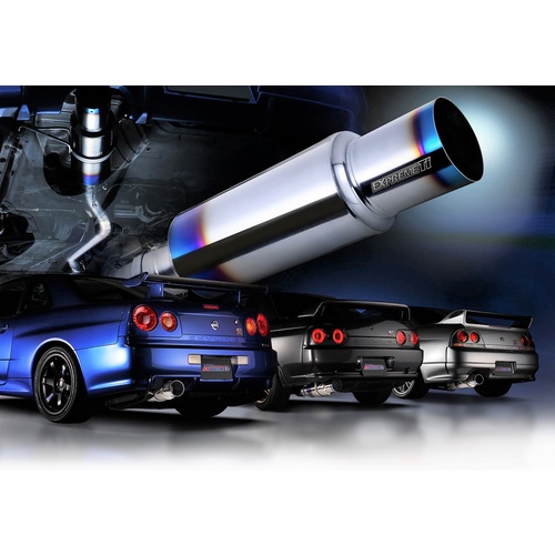 Tomei Expreme Titanium Catback Exhaust System - Suits Nissan Skyline R34 GTR