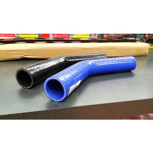 45 Degree Silicone Hose BLACK 35mm BOV Intercooler Turbo