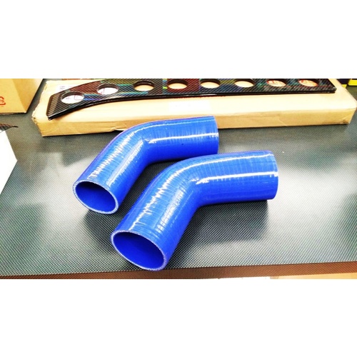 45 Degree Silicone Hose BLUE 51mm (2 Inch) Intercooler Turbo