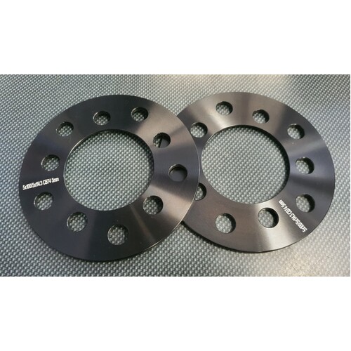 SPP 5mm Universal Wheel Spacers - Suits 5/100 and 5/114.3 PCD
