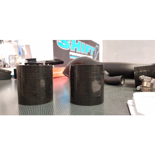 SPP 63mm Black Silicone Straight Hoses - Joiners