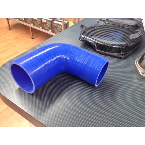SPP Blue 90 Degree Silicone Reducer - 70mm to 63mm 