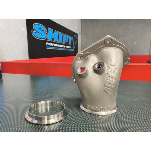 ARTEC 3.5" O2 Housing Dump Pipe - Suits Mitsubishi EVO 4-9