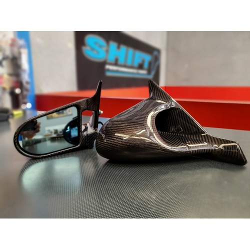 Ganador Style Carbon Mirrors  - Suits Subaru WRX/STI GDA GDB GDC GDG