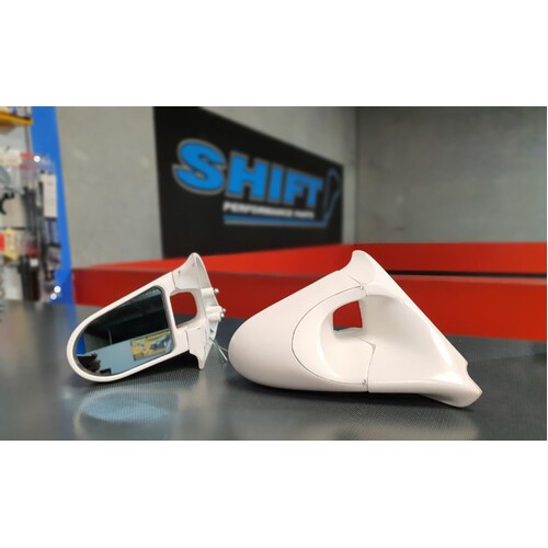 R33 Ganador Style Mirrors - Suits Nissan Skyline R33 GTR GTST
