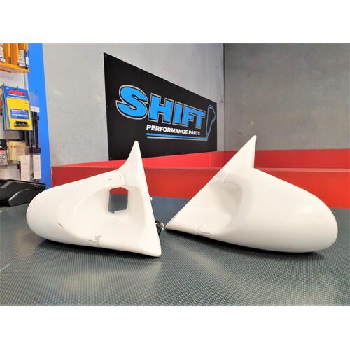 R34 Sedan Ganador Style Mirrors - Suits Nissan Skyline R34 GTT 4 Door Sedan