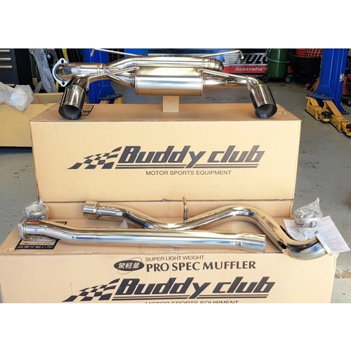 Buddy Club Pro Spec Twin Loop Exhaust - Suits Subaru WRX STI Hatch Back GRB