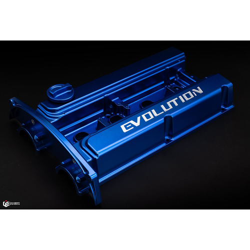 Ichiban Blue Billet Mivec Rocker Cover - Suits Mitsubishi EVO 9 IX, 9 Wagon Mivec