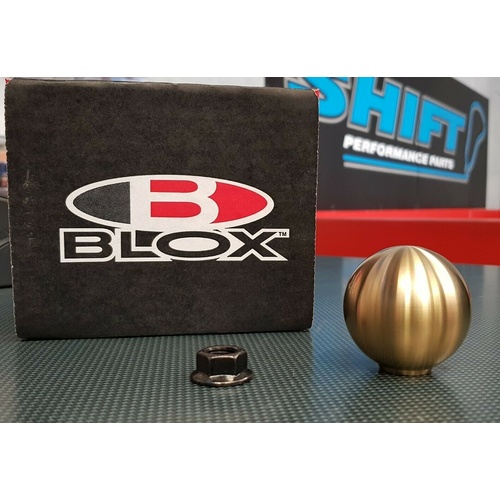 BLOX 490 Weighted Shift Gear Knob M12X1.25 - Gold - WRX S15 R34GTR SPORTIVO
