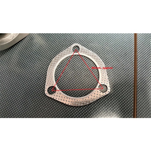 BLOX Racing 3 bolt 2.75" Exhaust Gasket - SR20DET Tomei SPP Dump Pipe 