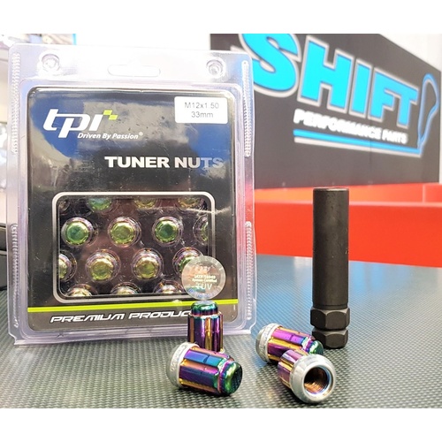 tpi Tuner Neo Wheel Nuts - M12x1.5 Mitsubishi, Mazda, Toyota, Honda, Kia