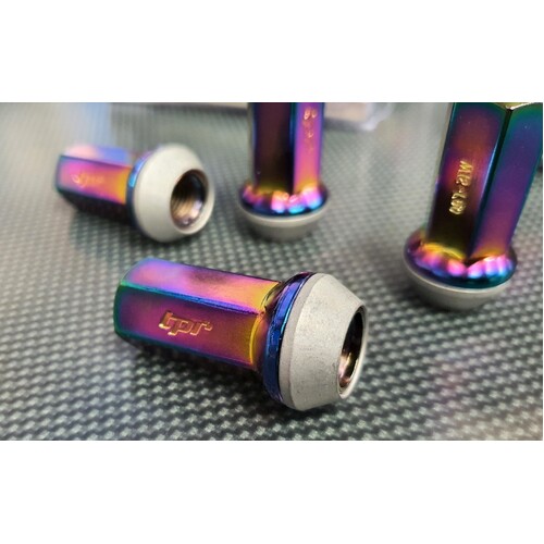 tpi 45mm Neo Steel Racing Wheel Nuts - M12x1.5 Mitsubishi, Mazda, Honda, Toyota, Kia