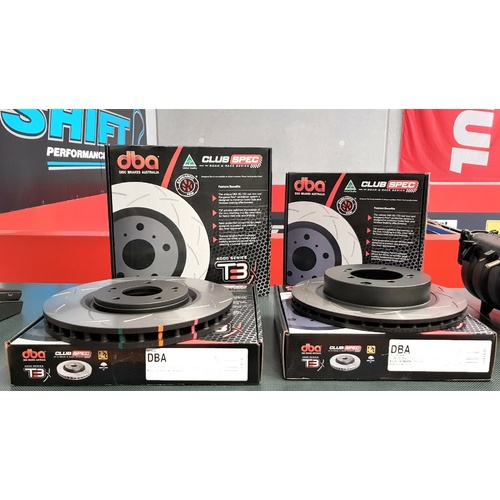 DBA Club Spec T3 4000 Front & Rear Package Mitsubishi EVO 4-9