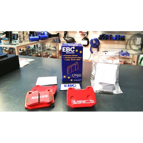EBC RED STUFF Rear Brake Pads - Suits Mitsubishi EVO 7 8 9 WRX STI GTR R32 R33 R34