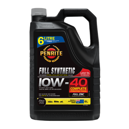 Penrite Full Synthetic 10W-40 Engine Oil - 5L
