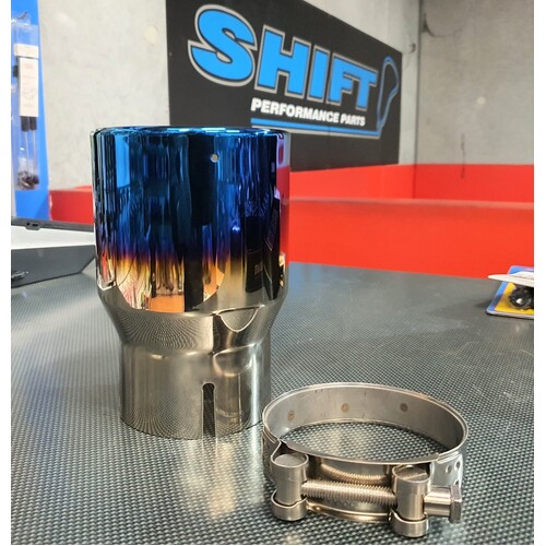 SPP Rolled Burnt Blue 4.5" Exhaust Tip