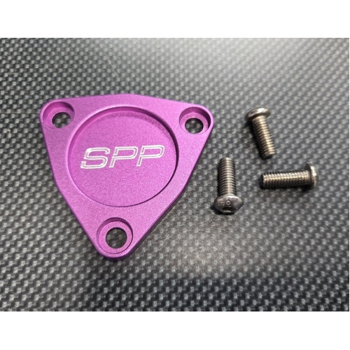 SPP EVO 4-8 Purple Cam Position Sensor Housing Cover  - Suits Mitsubishi EVO 4-8, 9 Wagon non mivec