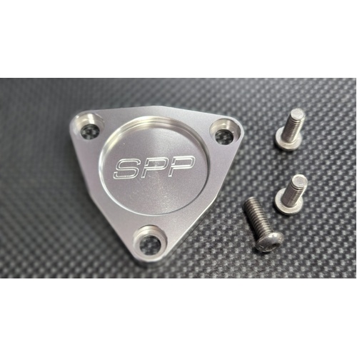 SPP EVO 4-8 Silver Cam Position Sensor Housing Cover  - Suits Mitsubishi EVO 4-8, 9 Wagon non mivec