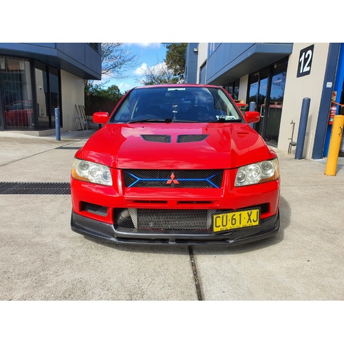 Carspeed Kansai Style Carbon Fibre Front Lip - Suits Mitsubishi EVO 7 GTA