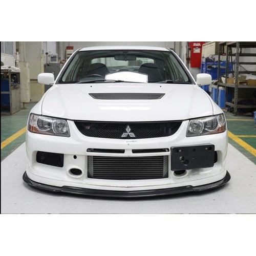 SPP  EVO 9 CS-2 Style Carbon Fiber Front Lip - Suits Mitsubishi EVO 9, 9 Wagon
