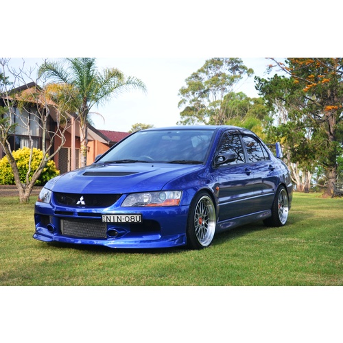Plazmaman EVO 9 IX Hot Side Pipe Kit - Raw Finish Mitsubishi
