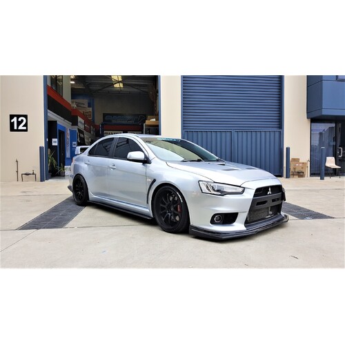 Carspeed EVO X RA Carbon Lower Lip Kit - Suits Mitsubishi EVO X