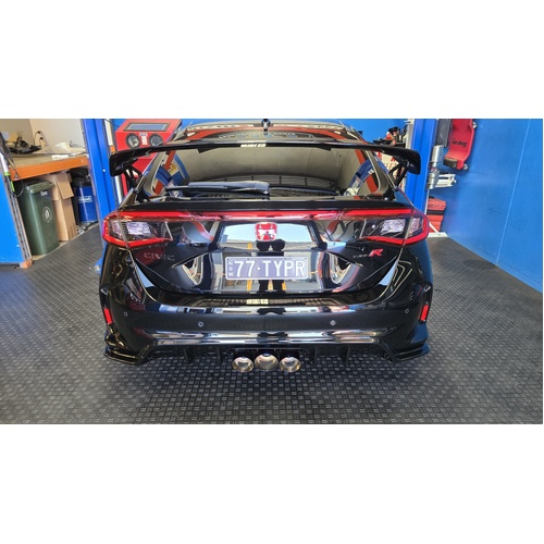 FF Systems FL5 Valved Exhaust With Burnt  Blue Tips - Suits Honda Civic FL5 Type R