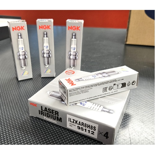 NGK Laser Iridium Spark Plugs - Suits Honda FK8, FL5, FC1, FK4 Civic Type R Turbo