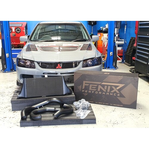 FENIX Performance Black Intercooler Kit - Suits Mitsubishi EVO 9 IX & 9 Wagon MR CT9W