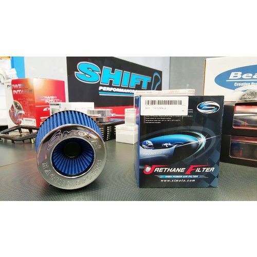 Simota 3.5" Dual Entry Blue High Flow Air Filter 