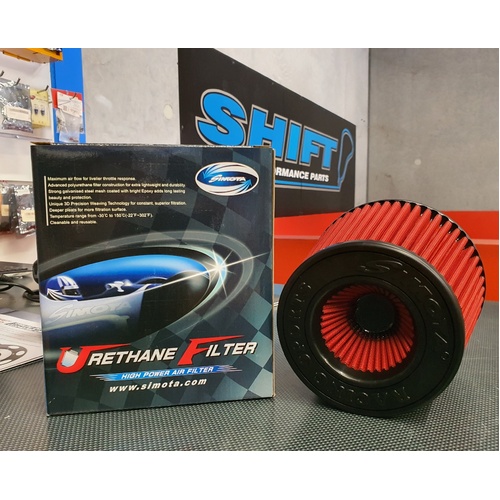 Simota Red 4.5" Dual Entry High Flow Air Filter