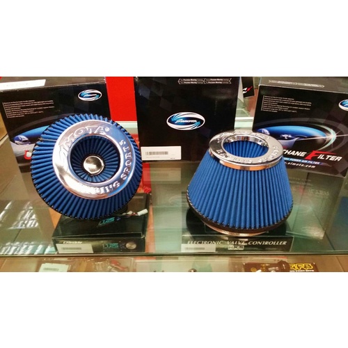 Simota Dual Entry 6" High Flow Air Filter (Blue)